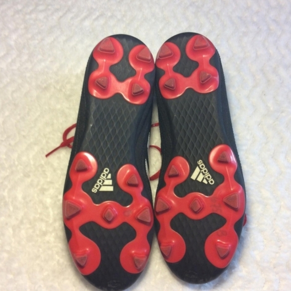 Adidas Men's Black/White Lace Up Football Soccer Cleats Size 4.5 ART G26367 - Picture 8 of 8